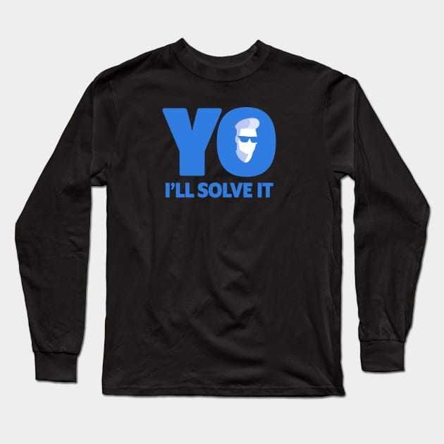 Yo, I'll Solve It, Vanilla Ice Long Sleeve T-Shirt by CornerCacti